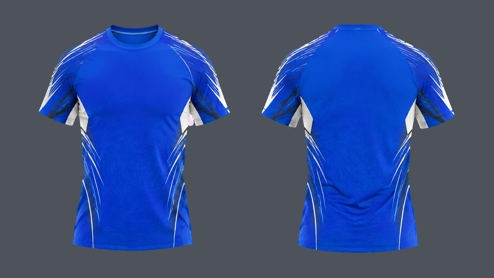 Crosswind Tee — Cobalt design