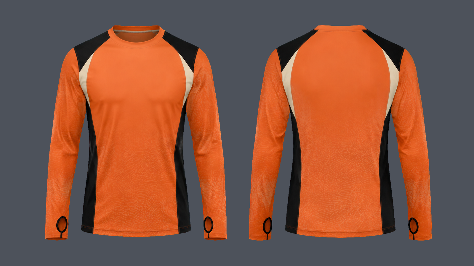Endurance UV Tee — Warm orange design