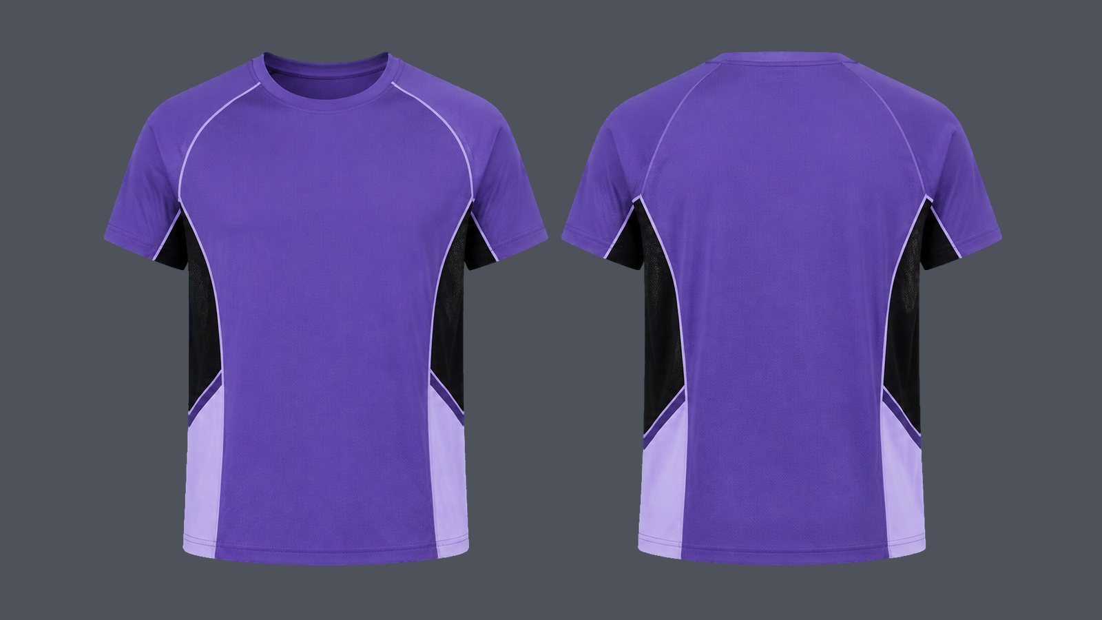 Pace Panel Tee — Violet design