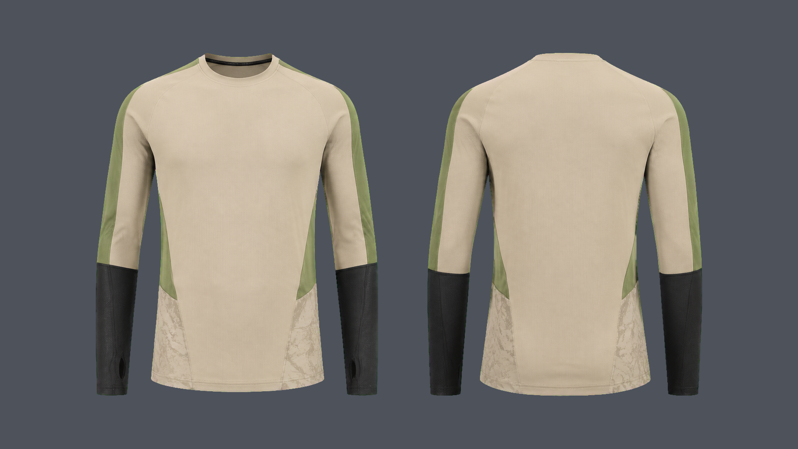 Ridge Long Sleeve — Sand design