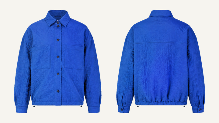 Shacket — Cobalt HSL Master Technical Crinkle Rinse design
