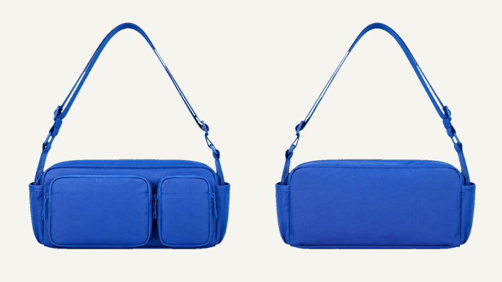 Shoulder Bag — Cobalt HSL Master Matte Panel Wash design