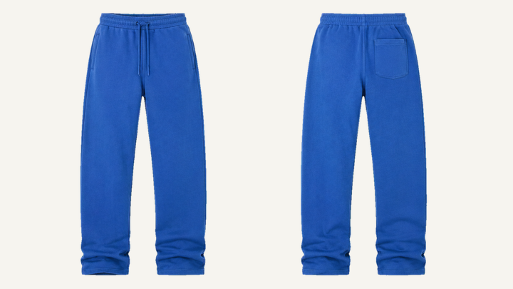 Straight-leg Sweatpants — Cobalt HSL Master Garment Dyed design