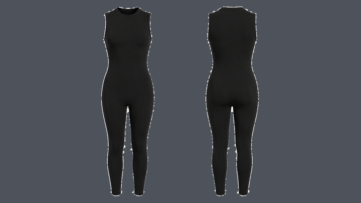 Studio Unitard — True Black design