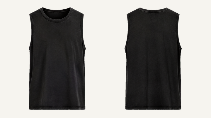 Tank Top — True Black Pigment Dyed design