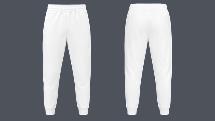 Tapered Training Jogger — True White design