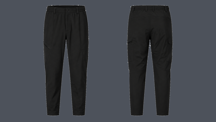 Technical Travel Trouser — True Black design
