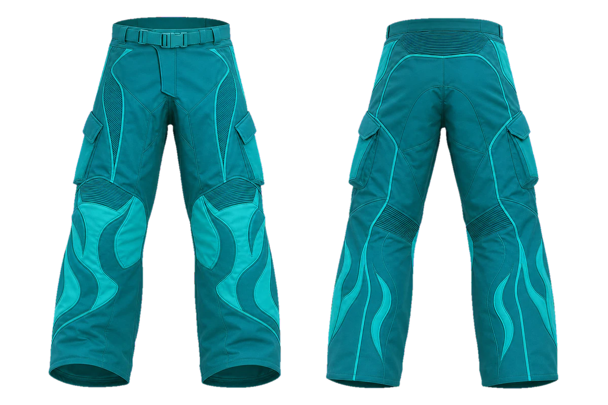 Tidal Moto baggy trousers design