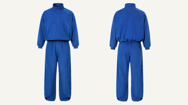 Track Jacket — Cobalt HSL Master Garment Dyed design