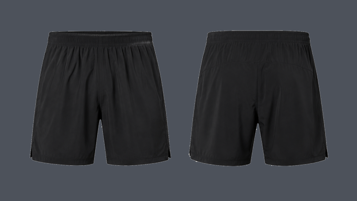 Trail Running Short — True Black design
