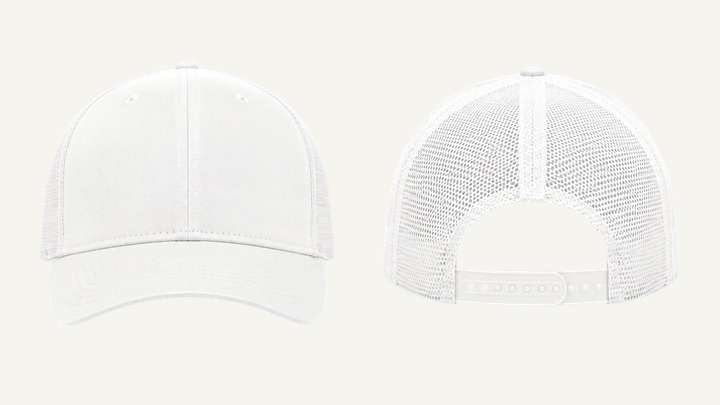 Trucker Cap — True White Enzyme Soft Wash design