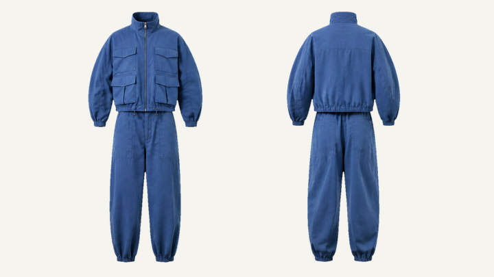 Utility Vest — Cobalt HSL Master Waxed Matte Finish design