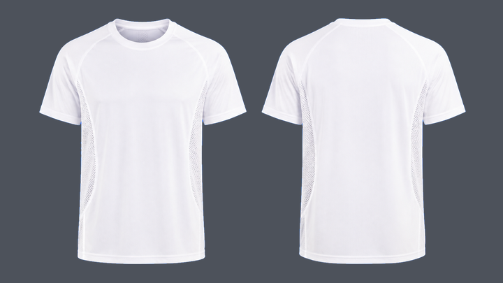 Ventilated Running Tee — True White design