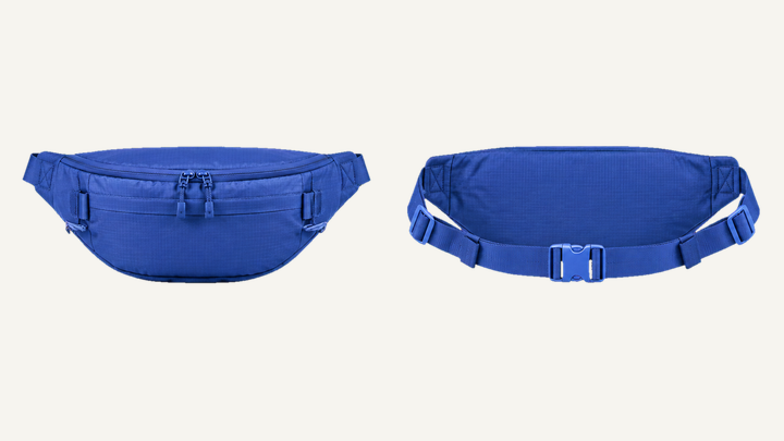 Waist Bag — Cobalt HSL Master Waxed Matte Finish design