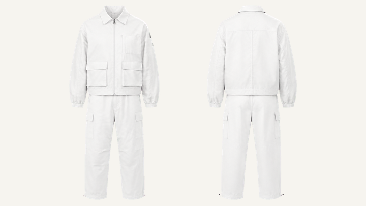 Workwear Jacket — True White Clean Reactive Solid design