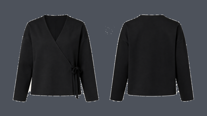 Wrap Recovery Jacket — True Black design